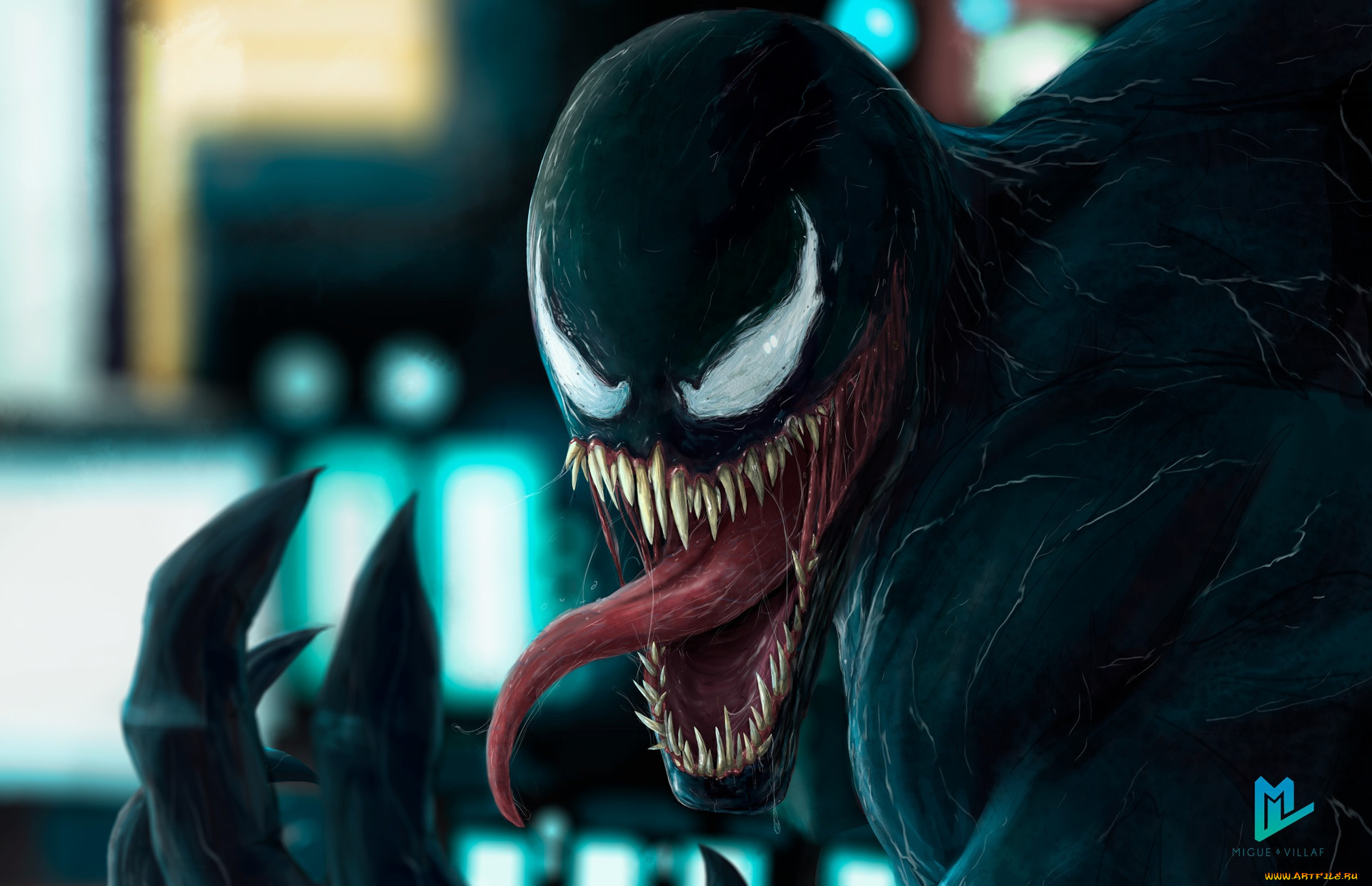 , , migue, villaf, by, venom, in, the, city, creatures, marvel, , , , 